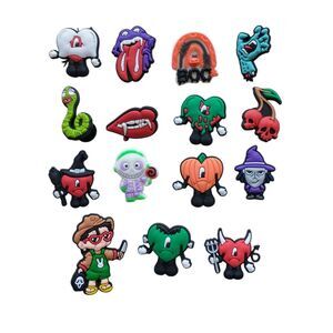 NEW Bad Bunny Halloween Shoe Charms For Crocs Mules - 15 Total